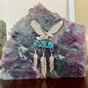 Gorgeous Sterling Silver Native American Necklace